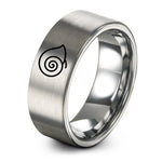 romantic presents for girlfriend – silver tungsten spiral shell ring