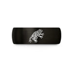 best presents for mom – black tungsten tribal frog leaping wedding band