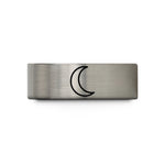 special mom birthday presents – gray tungsten waning crescent wedding band