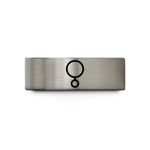 personalized presents for her – gray tungsten conjunction wedding band