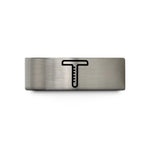 cute rings for her – black & blue & silver tungsten t square wedding band