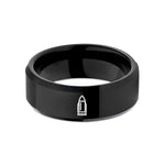 best presents for newlyweds – black tungsten lead wedding band