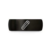 best presents for fathers – black tungsten cinnamon stick wedding band