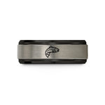 father's day present ideas – black & grey tungsten trout wedding band