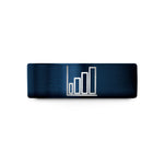 best presents for fathers – black & blue tungsten bar chart wedding band