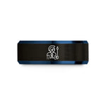 unique dad present ideas – black & blue tungsten warrior wedding band