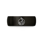 unique dad present ideas – black tungsten chiron wedding band