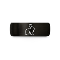 unique dad present ideas – black tungsten mini rex wedding band