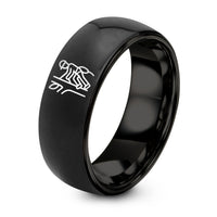 Daughter Gifts from Mother – black tungsten arborist climber tree ring