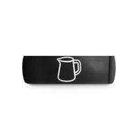 special rings for daughters – black tungsten milk frothing pitcher wedding band