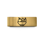 unique rings for women – gold tungsten fruit bowl wedding band