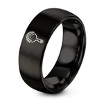 Daughter in Law Birthday Gifts Ideas – black tungsten hawthorne strainer ring