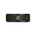 special presents for couples – gunmetal & blue tungsten esd hand wedding band