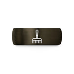 personalized presents for dad – gunmetal & black tungsten rake wedding band