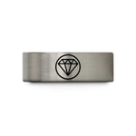 unique presents for her – blue & gray tungsten uncommon diamond circle wedding band