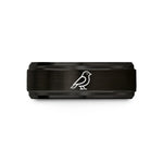 present ideas for her – black & gold tungsten sparrow wedding band