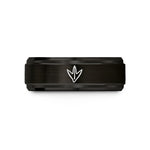 grandma presents from kids – black tungsten duck track wedding band