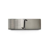 grandma presents from grandchildren – silver tungsten integral wedding band
