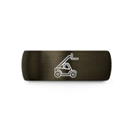 grandma present ideas 2023 – gunmetal & black tungsten telehandler wedding band