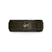 tungsten rings for couples – gunmetal & black tungsten india wedding band
