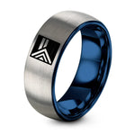 swatch color sample for Progress Pride Flag ring style 02