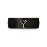 personalized jewelry for wife – black tungsten manhattan cherry wedding band