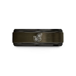 best wife present ideas – gunmetal & black tungsten twin turbo wedding band