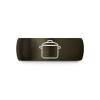 top mom present ideas – gunmetal & black tungsten stockpot wedding band