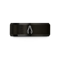 student present ideas mom – black & gold tungsten ice tongs wedding band