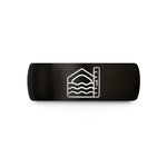 mother's day presents ideas – black tungsten crossing depth wedding band