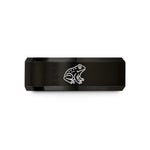 best presents for mom – black tungsten toad wedding band