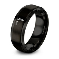 Day Mothers Gift Sets – black tungsten cutting torch ring