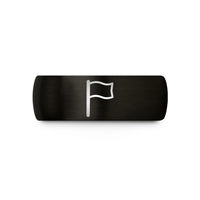 personalized presents for mom – black tungsten distress flag wedding band