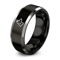 swatch color sample for German Shepherd ring style 11