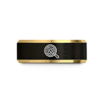 best presents for mothers – black & gold tungsten shakshuka skillet wedding band