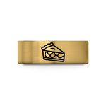 top present ideas mom – gold tungsten apple pie slice wedding band