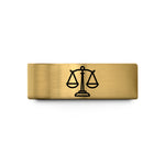special rings for women – gold tungsten law scales wedding band