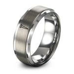 grey tungsten nail ring