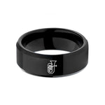 unique presents for moms – black tungsten euphonium wedding band