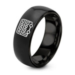Day Mother's Gifts for Mom – black tungsten double decker bus ring