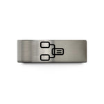 unique presents for moms – blue & silver tungsten linked list wedding band