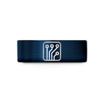 personalized presents for her – blue tungsten pcb traces wedding band