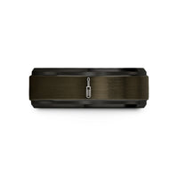 best presents for her – gunmetal & black tungsten screwdriver wedding band