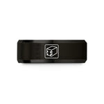 anniversary presents for couples – black tungsten box joint wedding band