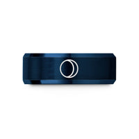 romantic presents for spouse – black & blue tungsten lunar eclipse wedding band