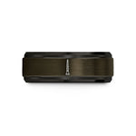 special presents for her – gunmetal & black tungsten clarinet wedding band