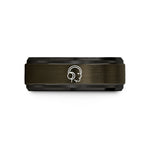 best presents for couples – gunmetal & black tungsten dj headphones wedding band