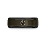 special present for mom – gunmetal & black tungsten bypass switch wedding band