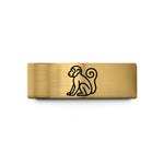 personalized presents for her – gold tungsten monkey wedding band