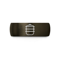 unique presents for mom – gunmetal & black tungsten steamer pot wedding band